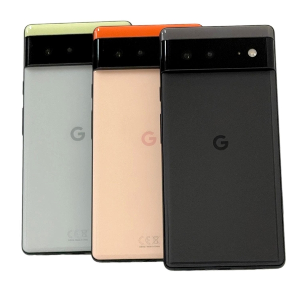 Google Pixel 6 128GB 256GB 5G entsperrt schwarz grün rosa Smartphone | sehr gut