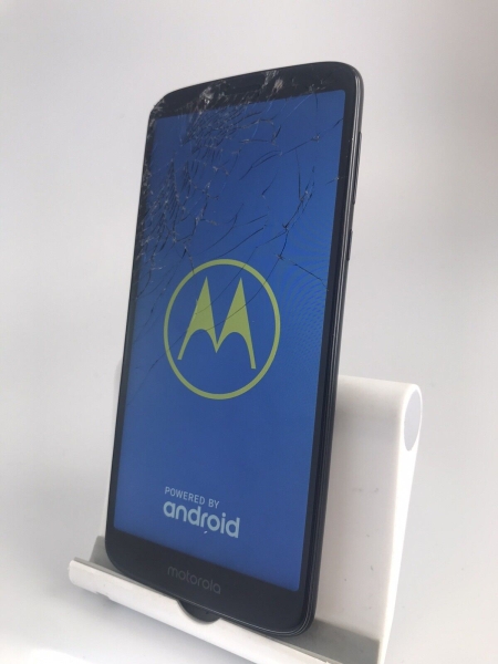 Motorola Moto G6 Play blau entsperrt Android Touchscreen Smartphone rissig