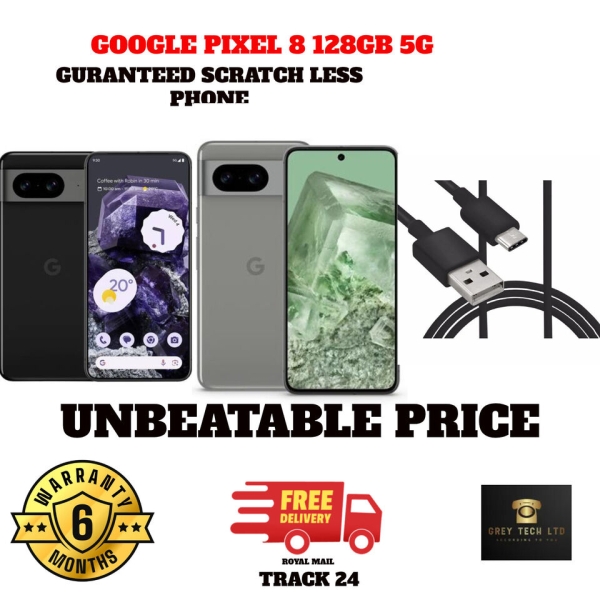 Google Pixel 8 5G -128GB-Alle Farben A++PRISTINE UNCOKED SMARTPHONE SCHWARZ GOLD