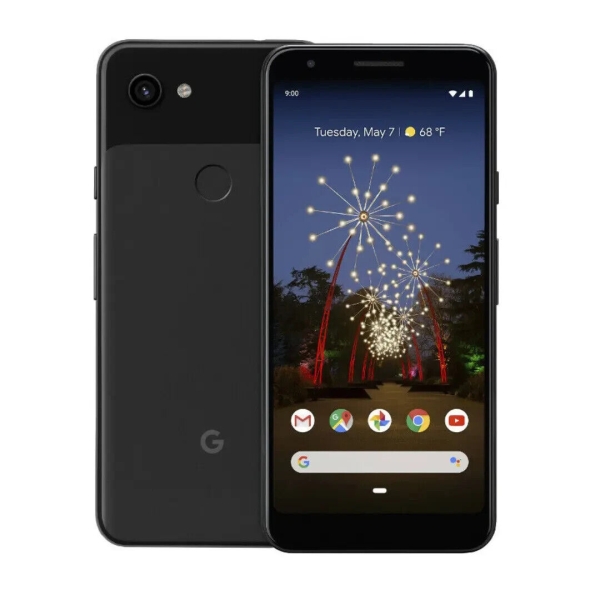 Google Pixel 3a 64GB Speicher nur schwarz Netzwerk entsperrt Smartphone – sehr gut