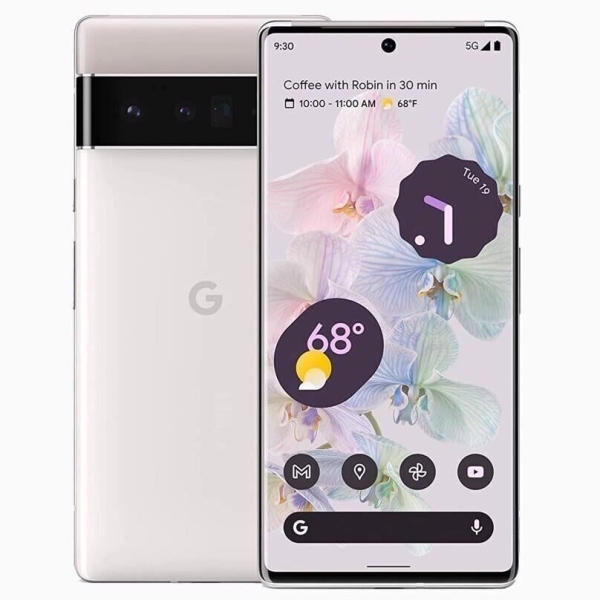 Google Pixel 6 – 128 GB – Smartphone in Wolkweiß (entsperrt)