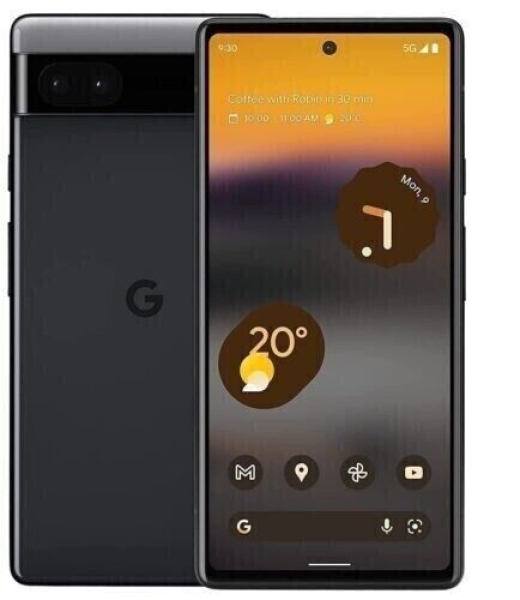 Google Pixel 6a – 128 GB – Smartphone schwarz (entsperrt) – Klasse A