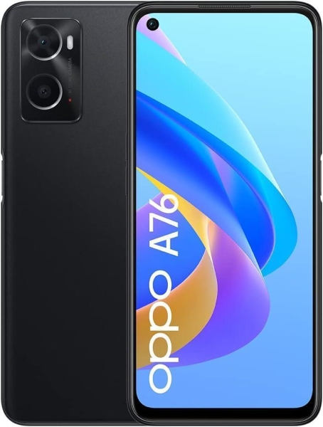 Oppo A76 schwarz 128GB entsperrt SIM-frei Android Handy Smartphone CPH2375 A