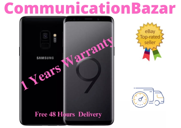 Samsung Galaxy S9 64GB schwarz makellos entsperrt A+++ verpackt