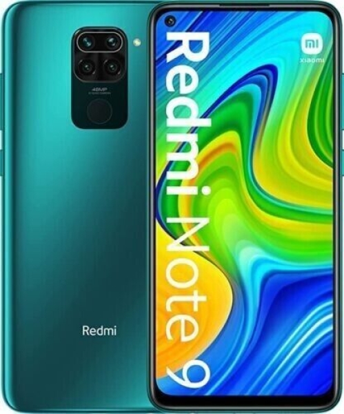 Xiaomi Redmi Note 9 Dual Sim 64GB 48MP 4G entsperren Android Smartphone – Waldgrün