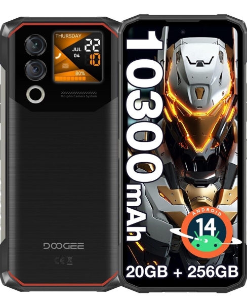 DOOGEE BLADE 10 MAX RUGGED SMARTPHONE (6,6” HD, 20GB. RAM, 256GB SPEICHER, 50MP)