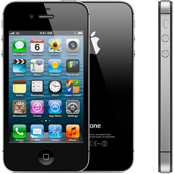 Apple iPhone 4s – 16GB – Schwarz (Vodafone) A1387 (CDMA+GSM) Grade A – Top