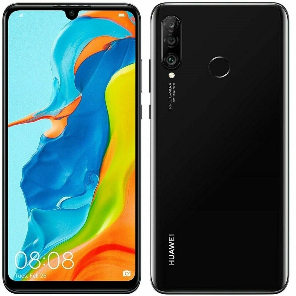 Huawei P30 Lite MAR-LX1A 128GB Dual Sim 4G schwarz entsperrt Smartphone