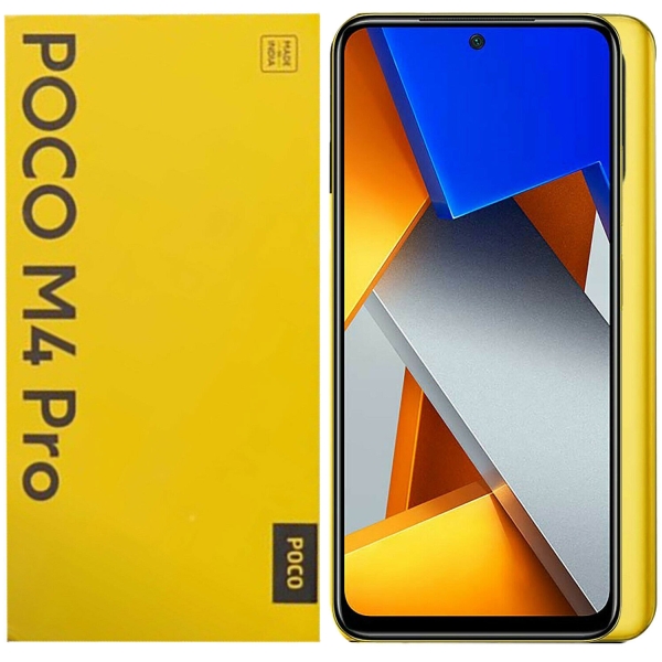 NEU UND VERPACKT Xiaomi Poco M4 Pro 4G gelb 256GB+8GB Dual-SIM entsperrt simfrei Smartphone