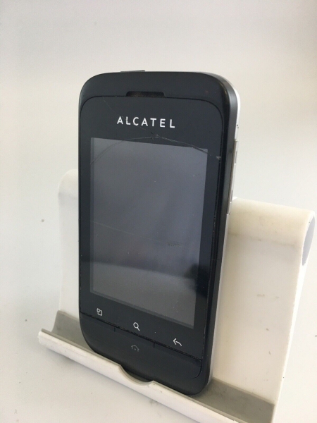 Alcatel OT-903 schwarz entsperrt Android Touchscreen Smartphone gerissen unvollständig