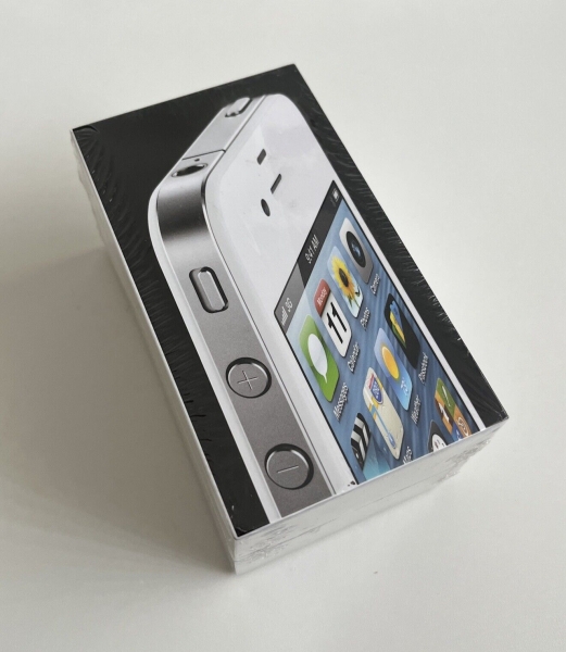 Neu versiegelt alter Lagerbestand Apple iPhone 4 8GB 4. Generation weiß (UK Modell) selten