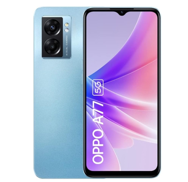 Oppo A77 Smartphone 128GB Ocean Blue DUOS (Entsperrt) Android Smartphone A-Ware