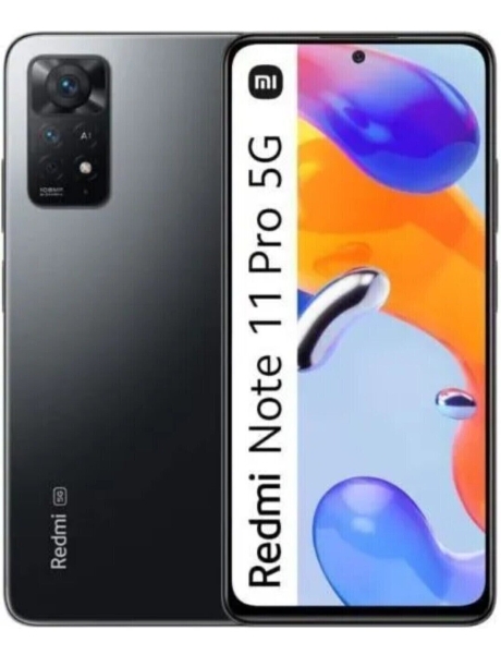 Xiaomi Redmi Note 11 Pro 5G Dual SIM 128GB/6GB 6,67″ entsperrt Smartphone – schwarz