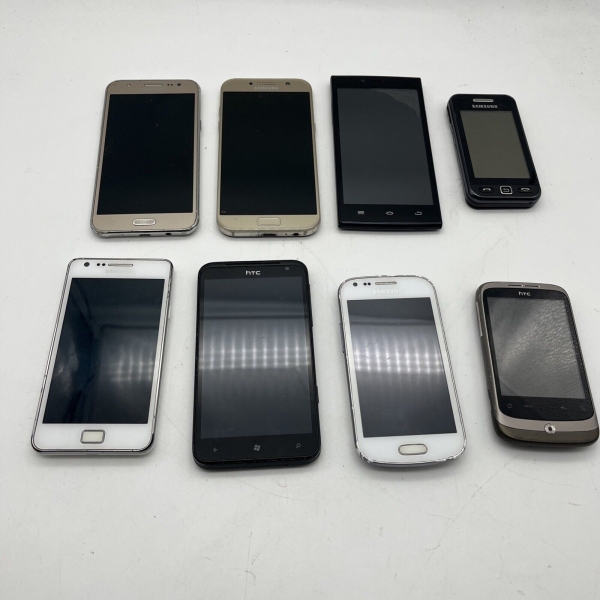 Rohstoffgewinnung • 8 Smartphone • Samsung & HTC • Defekt • Bastler • Sperre