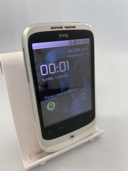 HTC Wildfire weiß entsperrt Handy defekt