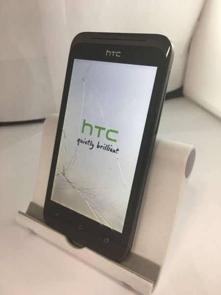 HTC Desire CV schwarz 16GB entsperrt selten Smartphone gesprungen 512MB RAM 5MP Kamera