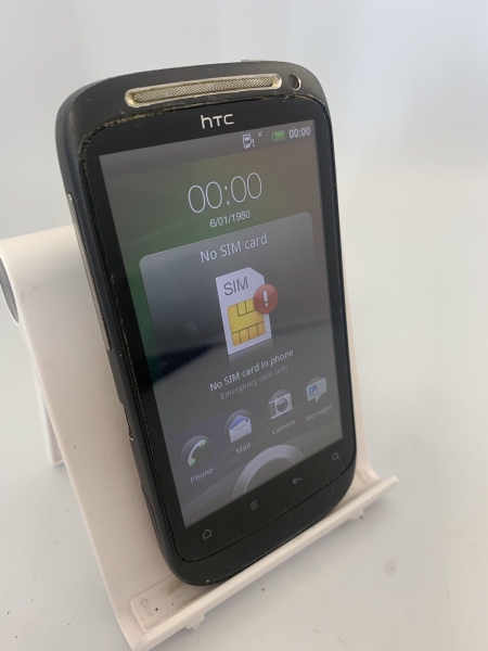 HTC Desire S schwarz entsperrt 1,1GB Android Smartphone defekt