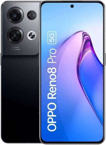 OPPO Reno8 Pro 5G 256GB 8GB RAM 50MP schwarz entsperrt Dual SIM Android Smartphone