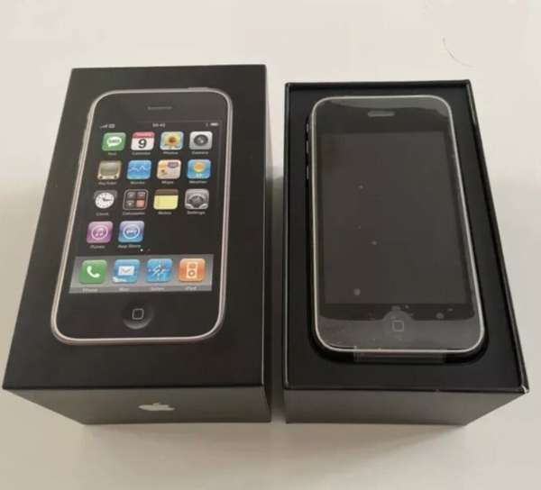 Alter Lagerbestand Apple iPhone 3g 8GB 2. Generation – schwarz (UK Modell) selten 2008