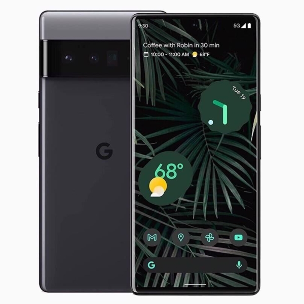 Google Pixel 6 Pro – 128 GB – Stormy Black (entsperrt) Smartphone – Klasse A