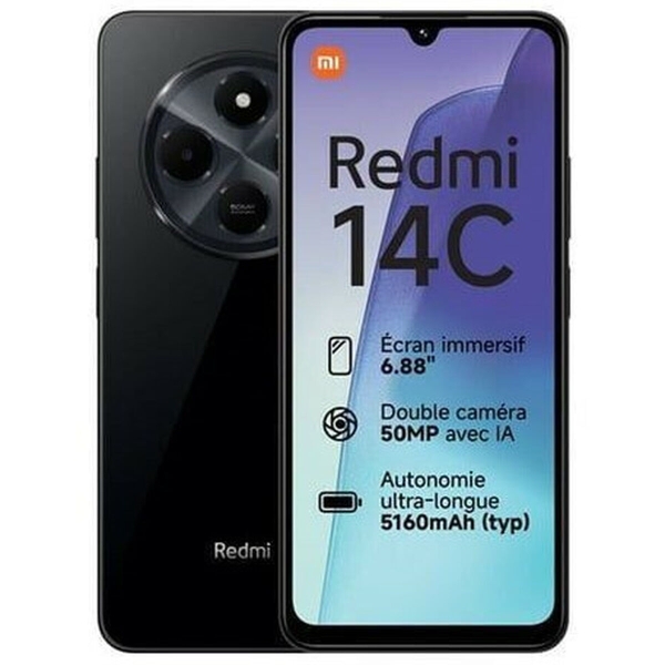 Smartphone Xiaomi Redmi 14C 6,36″ 8 GB RAM 256 GB Schwarz