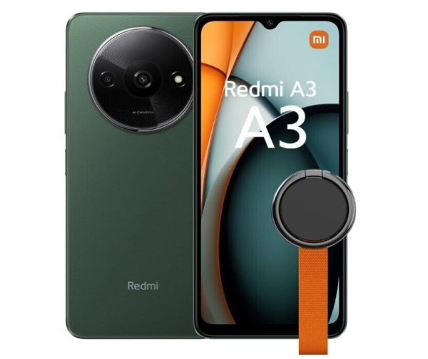 Xiaomi Redmi A3 Midnight Black – Smartphone – 3GB+64GB, MediaTek Helio G36, 5000mAh