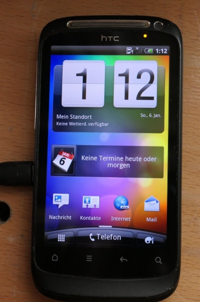 HTC  Desire S – 1GB – Grau (Ohne Simlock) Smartphone