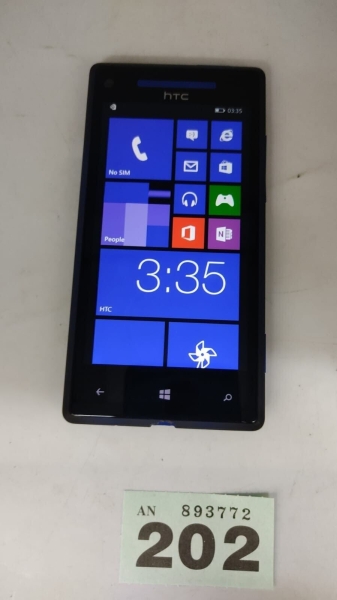 HTC Windows 8X PM23200 Smartphone 16GB 1GB 4,3″ Vodafone Beats Audiogerät nur