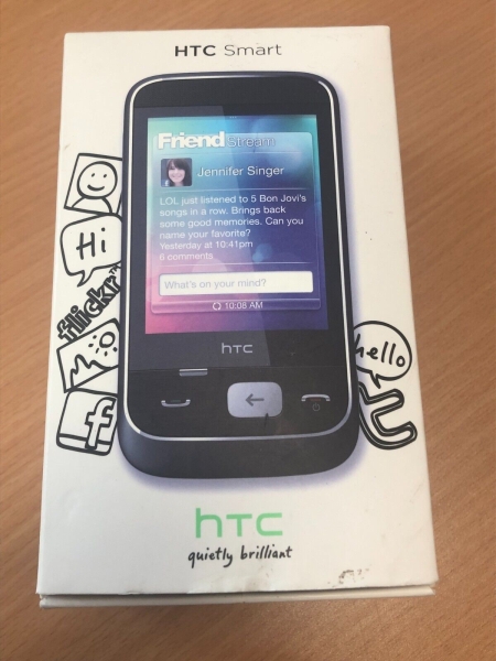 HTC Smart F3188 schwarz (entsperrt) Smartphone Handy verpackt