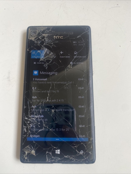 Rissiges HTC PM23200 schwarz Netzwerk Smartphone