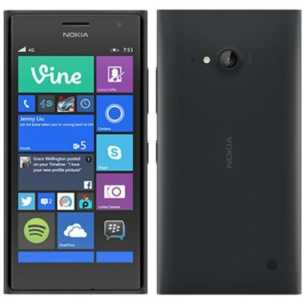 BRANDNEU GRAU NOKIA LUMIA 735 – ENTSPERRT – 8 GB – WIFI – 4G – 6,7 MP KAMERA