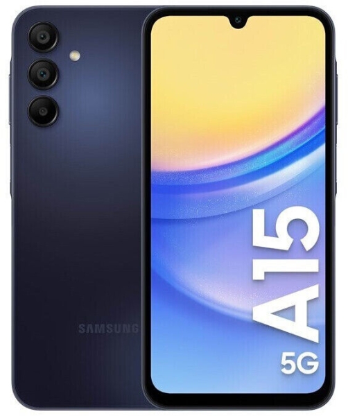 Samsung Galaxy A15 5G Dual-SIM Smartphone 128GB Blue Black – Hervorragend