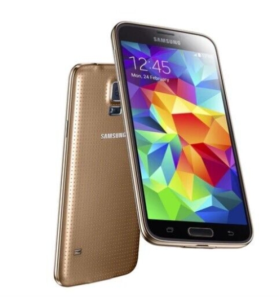 Samsung Smartphone Galaxy S5 Plus 16GB Gold 5,1″ (entsperrt) Android – C-Ware