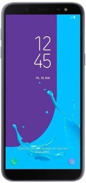 Samsung Galaxy J6 Smartphone (5.6 Zoll, 32 GB, 8 MP Kamera) Lavender „gut“