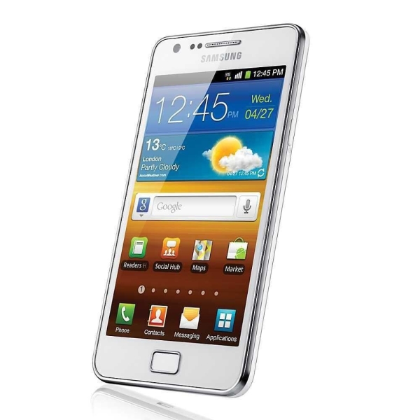 Samsung Galaxy S II i9100 DualCore Smartphone,4,3 Zoll ceramic-white „sehr gut“