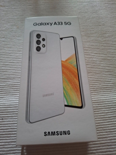 Samsung Galaxy A33 5G A336B/DS 128GB White Android Smartphone 6,5 Zoll