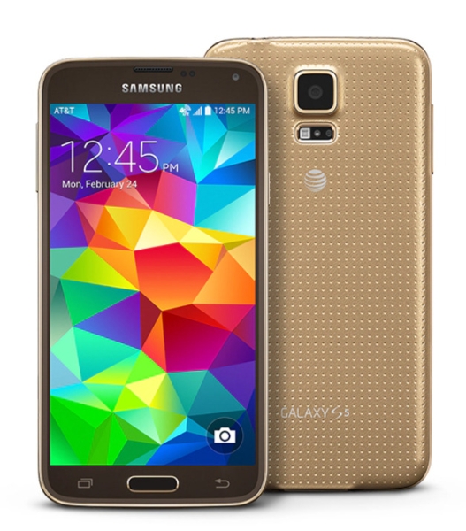 Samsung Smartphone Galaxy S5 16GB Copper Gold (entsperrt) (Akku fehlt) – A