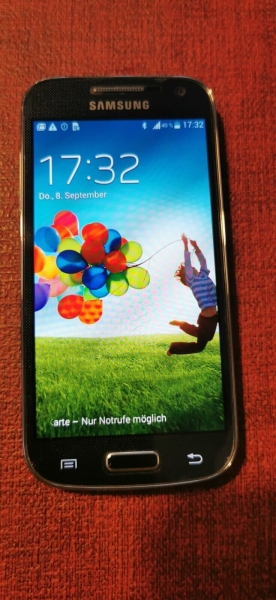 Samsung Galaxy S4 mini GT-I9195 – 8GB – Schwarz (Ohne Simlock) Smartphone