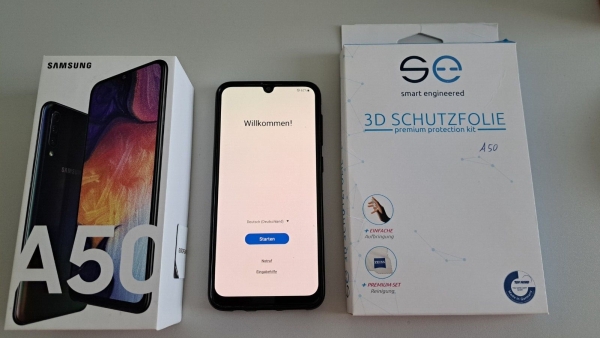 Samsung Galaxy A50 128GB A505FN/DS Dual SIM Schwarz Android Smartphone