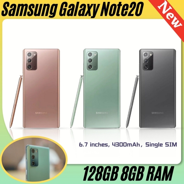 Neu Samsung Galaxy Note 20 5G N981U 128GB Smartphone Alle Farben 6,7 Zoll Handys