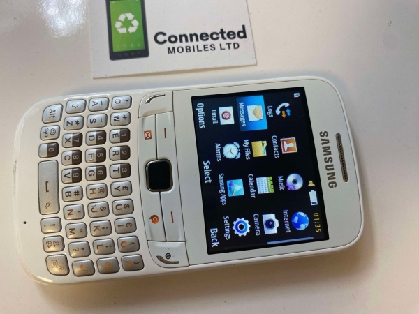 Samsung Chat 357 GT-S3570 – weiß (entsperrt) Smartphone Handy QWERTZ Tastatur