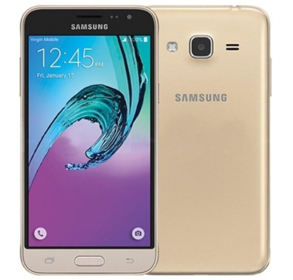 Samsung Smartphone Galaxy J3 (2016) gold (entsperrt) Android – C-Ware