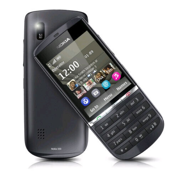 BRANDNEU NOKIA ASHA 300 ENTSPERRTES TELEFON – BLUETOOTH – 5MP CAM – 3G – RADIO