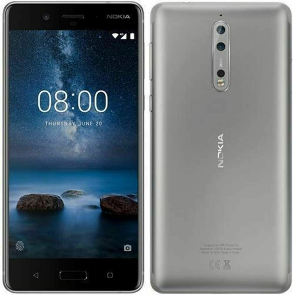 Nokia 8 – 64GB – silber (entsperrt) Smartphone