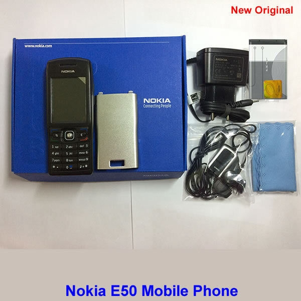 100 % Original Neu Original Nokia E50 Kamera 1,3MP GSM entsperren Handy schwarz