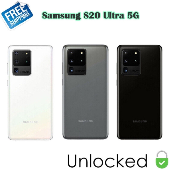 Samsung Galaxy S20 Ultra 5G Smartphone Handys 12+128GB Android Unlocked SIMFREE