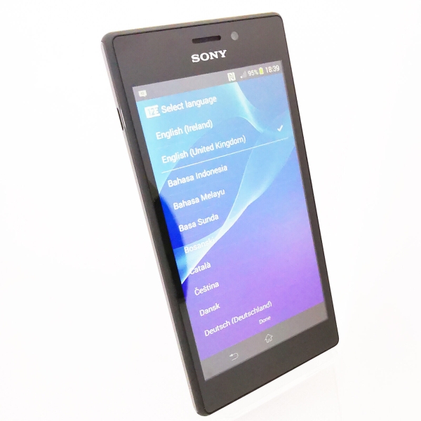 Sony Xperia M2 Mobilteil (PROTOTYP) schwarz D2303 4.3 Sammler Enthusiasten