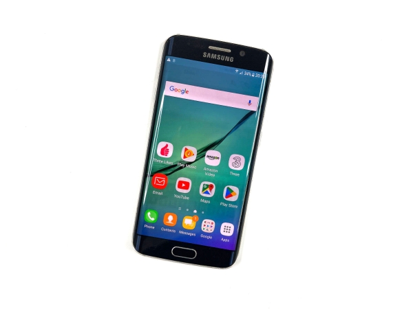 Samsung Galaxy S6 Edge 64GB Black Sapphire entsperrt Durchschnittsnote C 674