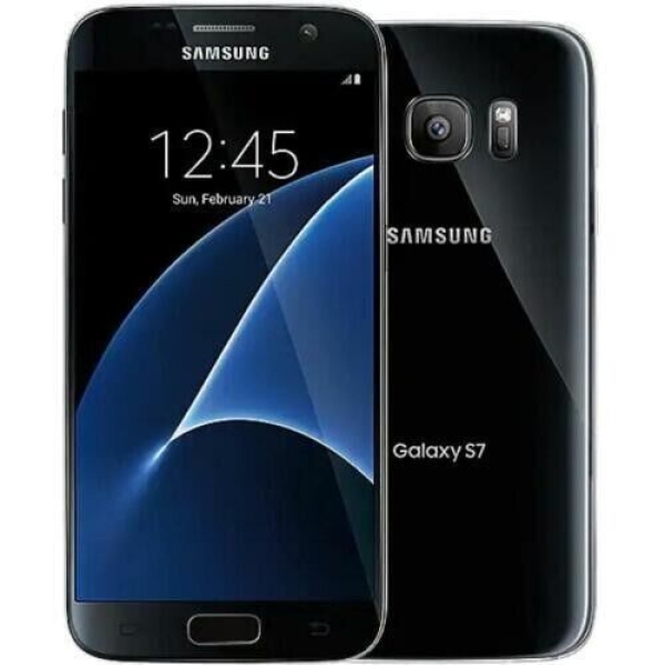 Samsung Galaxy S7 Smartphone SM-G930F 32GB 4G 4K Kamera schwarz – OVP – gesprungen