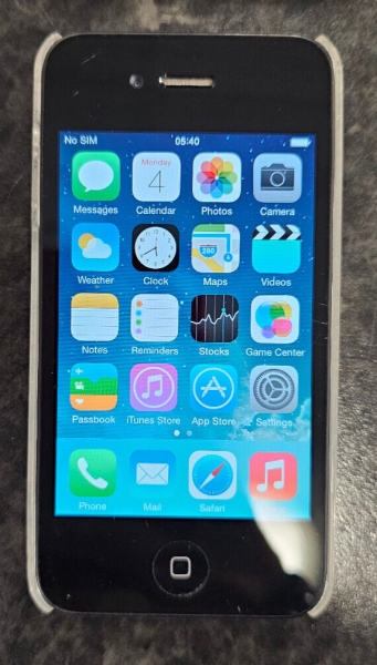 Apple iPhone 4 – 16GB – schwarzes (entsperrt) Smartphone voll funktionsfähiger Zustand